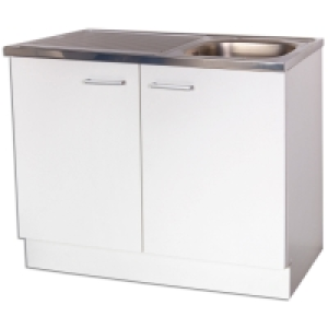 Spülenschrank - weiß - 100 cm breit 129.00 €