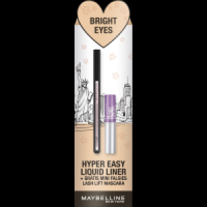 Maybelline New York Coffret Kajalstift Hyper Easy Liner 800 Knockout Black+Mascara Falsie