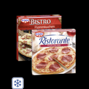 Dr. Oetker Ristorante Pizza, Piccola oder Bistro Flammkuchen 1.59 €