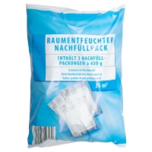 Nachfüllpack für Mini-Raumentfeuchter 1350 g 3.99 €