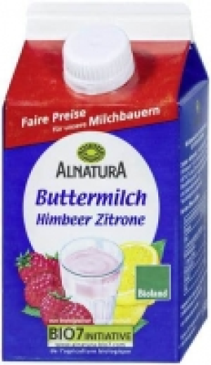 Fruchtbuttermilch Himbeer-Zitrone 1.19 €