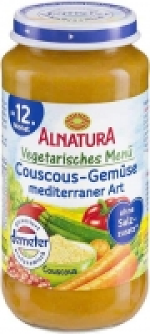 Vegetarisches Menü Couscous-Gemüse mediterraner Art 1.29 €