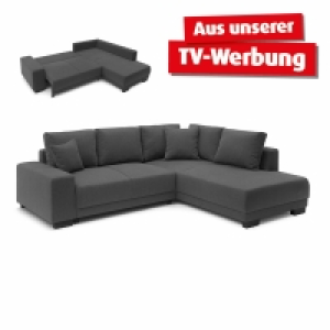 Ecksofa - grau - Webstoff - Liegefunktion 599.00 €