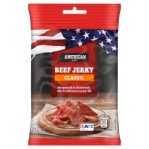 Aldi Süd  AMERICAN Beef Jerky oder Pork Jerky 70 g