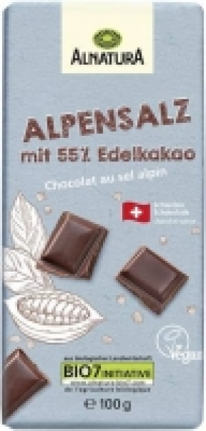 Alpensalz Schokolade vegan 1.49 €