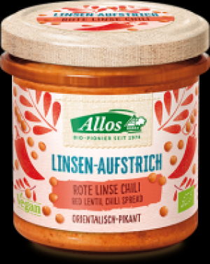 Allos Linsen-Aufstrich Rote Linse Chili 2.27 €