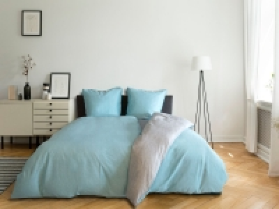 Castell Satin Bettwäsche »Uni melange«, 135x200 cm oder 155x220 cm, au