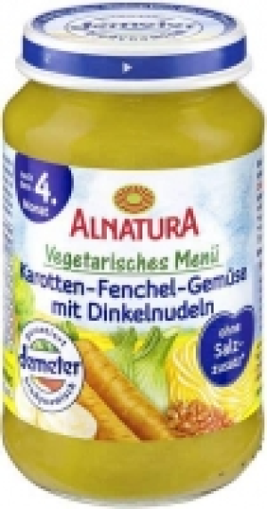 Karotten-Fenchel-Gemüse mit Dinkelnudeln 1.19 €