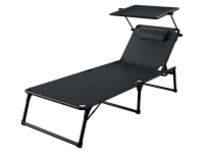 Livarno Home Alu-Dreibeinliege »Houston«, mit Sonnenschutz, schwarz 44.99 €