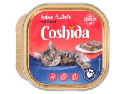 Lidl Coshida COSHIDA Katzenvollnahrung Premium Rind, 12 x 100g