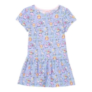 Baby-Mädchen-Kleid mit Tiermuster 3.49 €