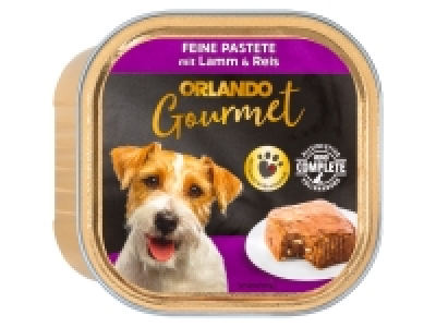 ORLANDO Gourmet Hundenassnahrung Feine Pastete mit Lamm & Reis, 33 x 1 0.45 €