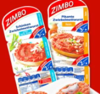 ZIMBO Zwiebelmettwurst 0.99 €