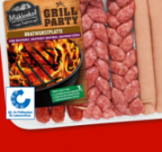 MÜHLENHOF GRILL-PARTY Frische Bratwurstplatte 3.33 €