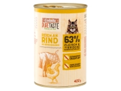 COSHIDA Pure Taste Katzenvollnahrung Rind + Hähnchenleber, 10 x 400 g 0.99 €