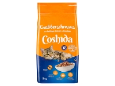 COSHIDA Katzentrockenfutter Geflügel, Erbsen & Karotten, 3x 2kg 2.19 €