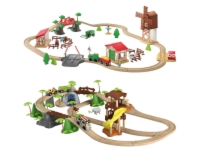 Playtive Holz Eisenbahnset Countryside / Dschungel 19.99 €