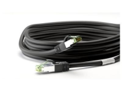 Goobay CAT 8.1 Netzwerkkabel (RJ45), 1 m, schwarz