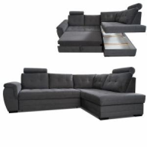 Ecksofa - grau - Webstoff - Liegefunktion 899.00 €