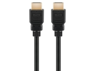 Goobay Ultra High-Speed HDMI(TM) Kabel mit Ethernet, 8K, schwarz, 1,5