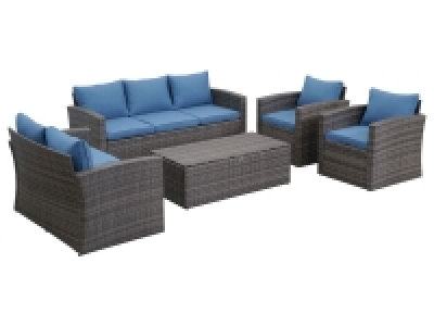 MeXo Gartenmöbel 7-Sitzer Lounge-Set, mit Tisch und Aufbewahrung inkl. 769.99 €