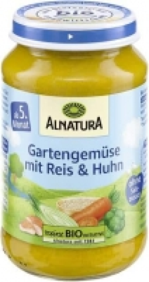 Gartengemüse mit Reis & Huhn 1.19 €