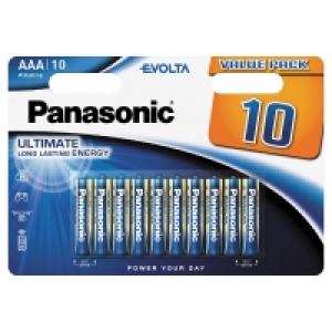 PANASONIC Evolta Alkali-Batterien, 10er-Packung 3.99 €